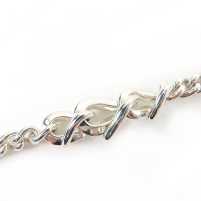 Tiffany & Co Forge Link Bracelet Silver 19 Boxes Weight Handbag — view 4