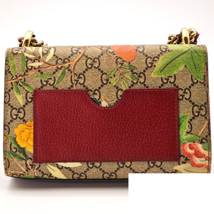 Gucci Tian Padlock Small Shoulder Bag 2-Way Clutch Colorful Beige Strap Key — view 3