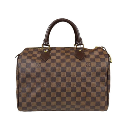 Louis Vuitton Speedy 30 Damier Handbag Damier Canvas N41531 Brown Ladies Louis