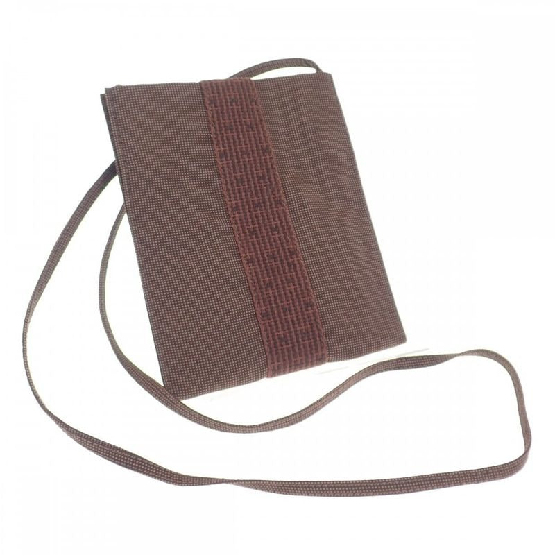 Hermes Her Line Pochette Shoulder Bag Canvas Brown