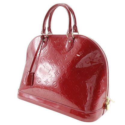 Louis Vuitton Alma GM M93596 Monogram Vernis Pomme D'amour Red Sn2133 Ladies