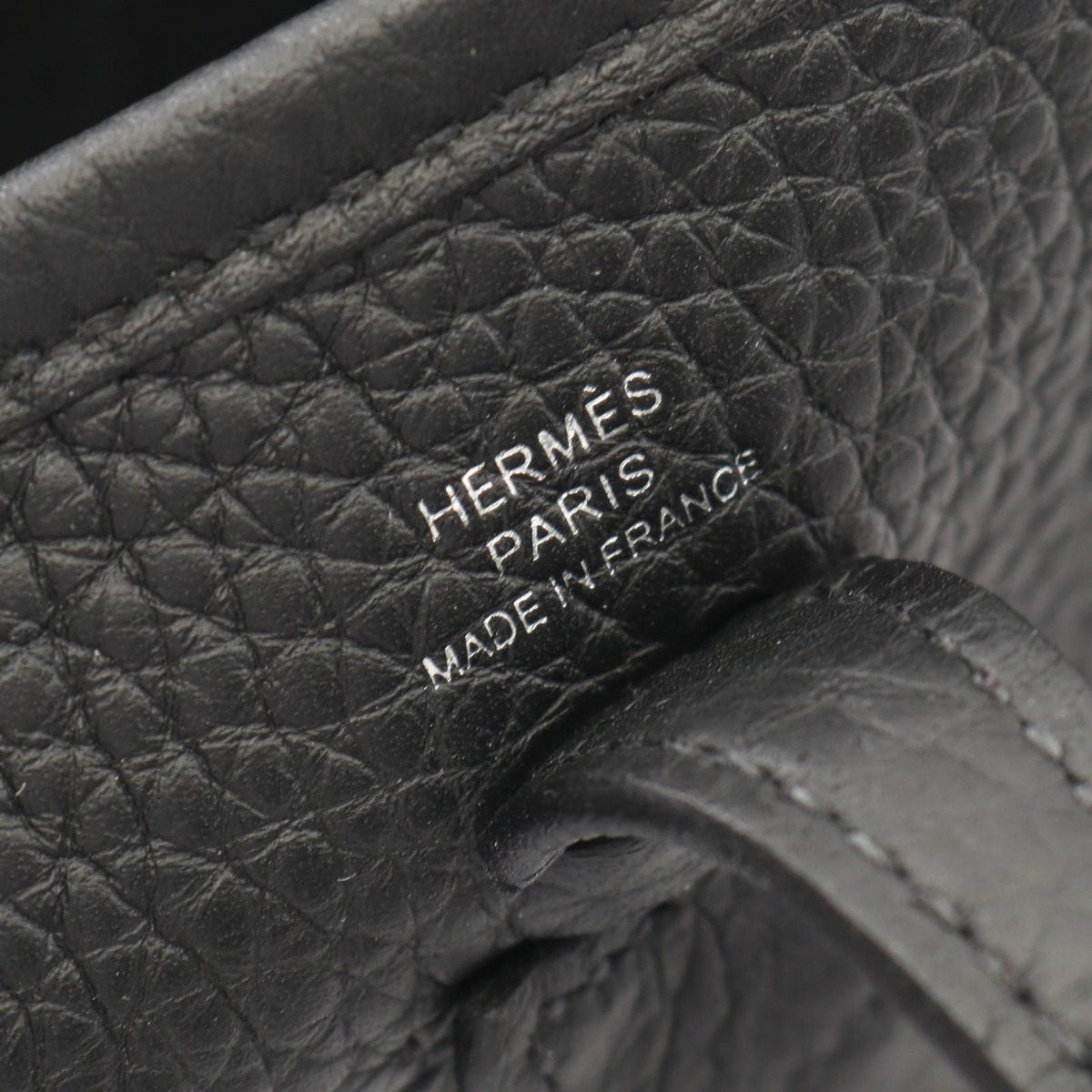 Hermes Shoulder Bag Evelyne TPM Amazon Black Leather TPM — view 4