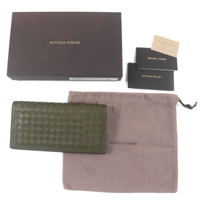 Bottega Veneta Intrecciato Leather Long Wallet With Coin Purse