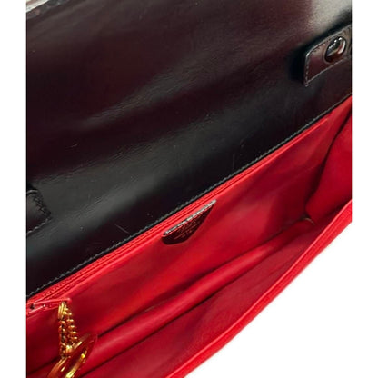 Celine 2-Way Shoulder Bag Crossbody Clutch Red And Other — view 5
