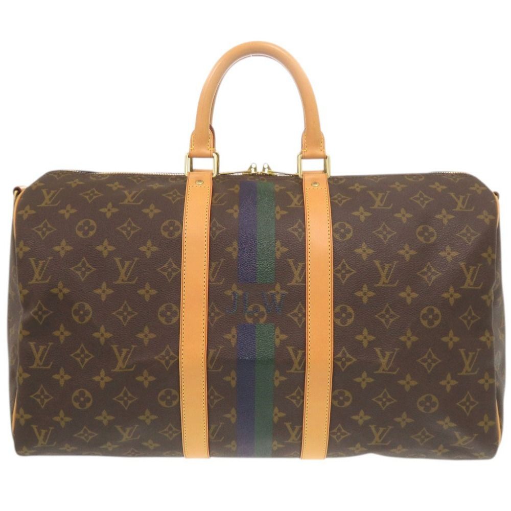 Louis Vuitton Keepall Bandouliere 45 Monogram Boston Bag