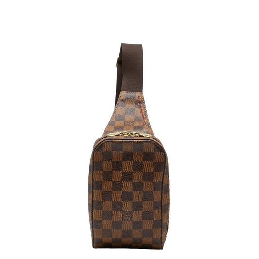 Louis Vuitton Damier Geronimos Shoulder Bag Brown