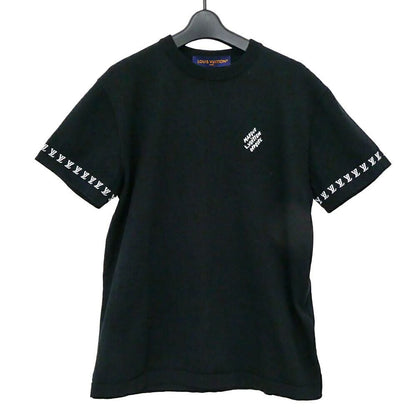 Louis Vuitton Signature Short Sleeve Cotton Crew Neck Black XS
