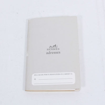 Hermes Agenda GM Leather Yellow Wallet (other) Silver