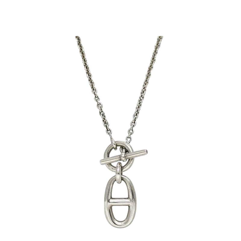 Hermes Necklace Chaine D'ancre Amulet Silver
