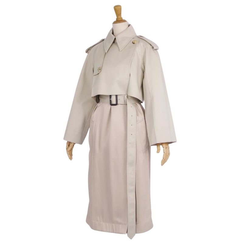 Celine Coat Trench Coat Phoebe Period Cotton Cut