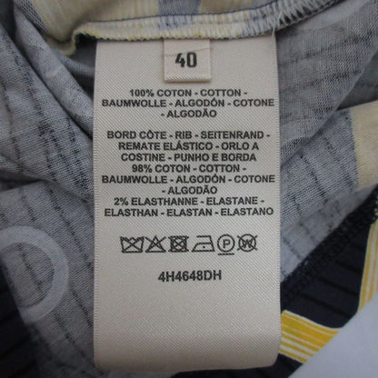 24aw Hermes Kaleidoscope Effect T-Shirt 4h4648dh Size 40 Navy Women's Used