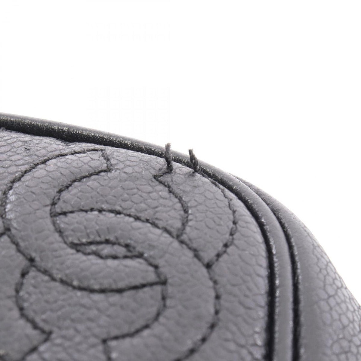 Chanel Backpack Triple CC Logo Black Leather Calf Coco — view 7