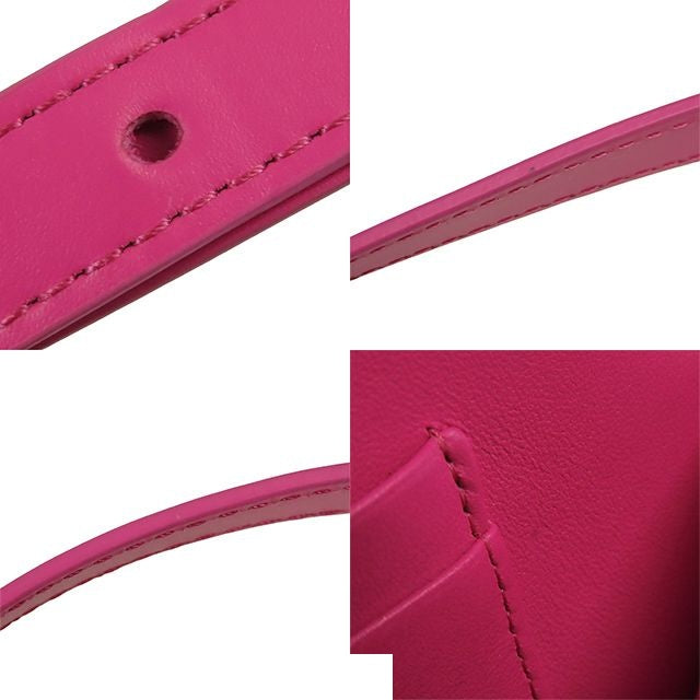 Dior Signature Oval Rani Pink Calfskin Camera Bag 2-Way — view 8
