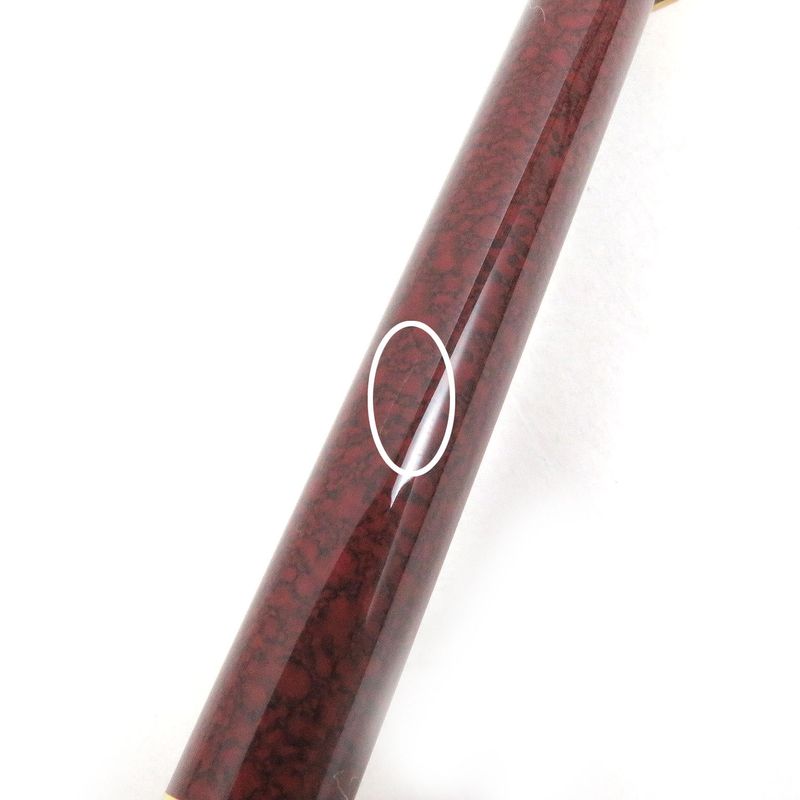 Cartier Trinity De Cartier Marbled Twist Ballpoint Pen Bordeaux Gold Made In