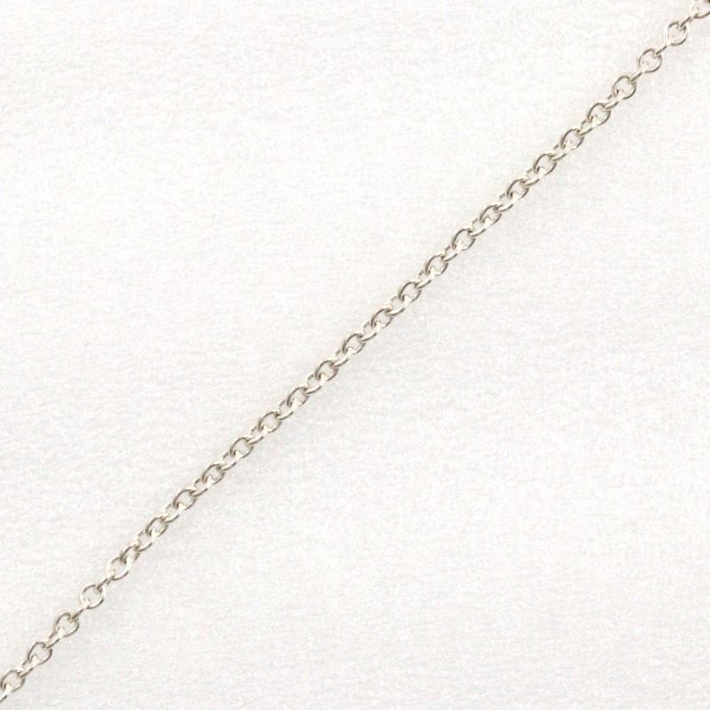 Tiffany & Co Open Heart 22mm (0.87in) Model Silver 925 Ladies 7.1g Necklace