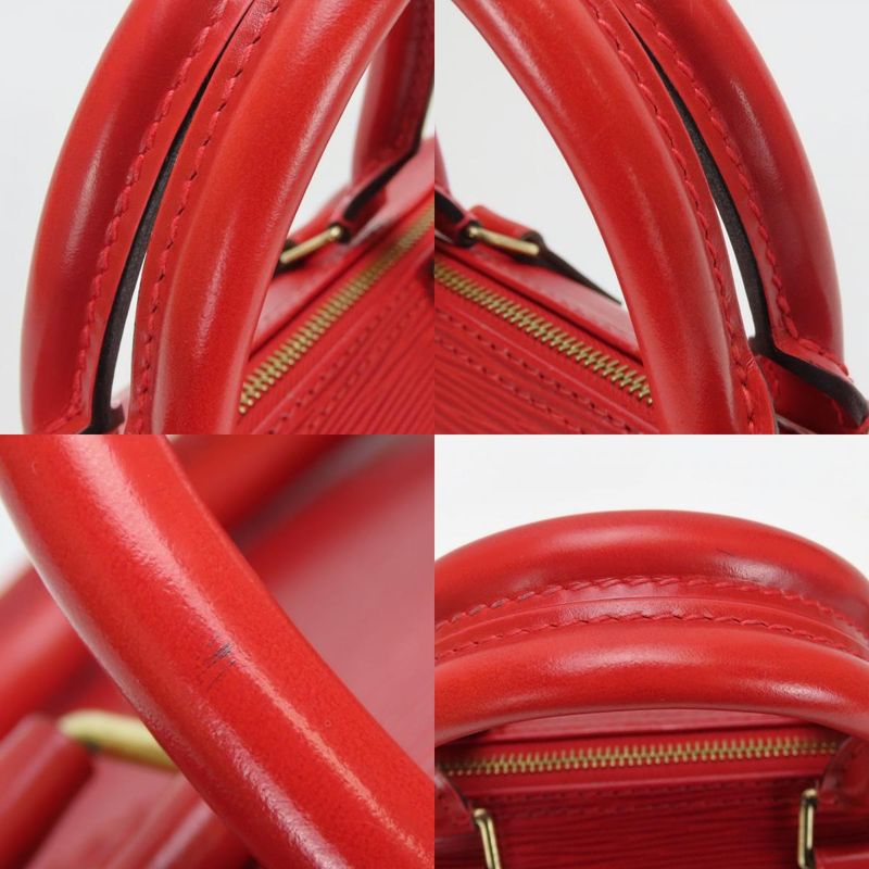 Louis Vuitton Handbag Speedy 25 M43017 Epi Leather Castilian Red Gold Hardware