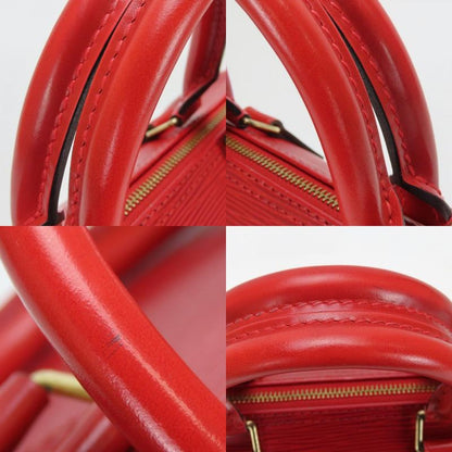Louis Vuitton Handbag Speedy 25 M43017 Epi Leather Castilian Red Gold Hardware