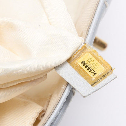 Chanel Wild Stitch Matelasse Handbag Lambskin Light Blue With Gold Hardware