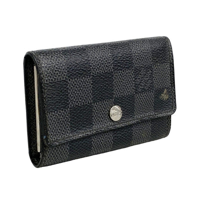 Louis Vuitton Key Case Damier Graphite Multicles 6 Black Key Holder — view 2