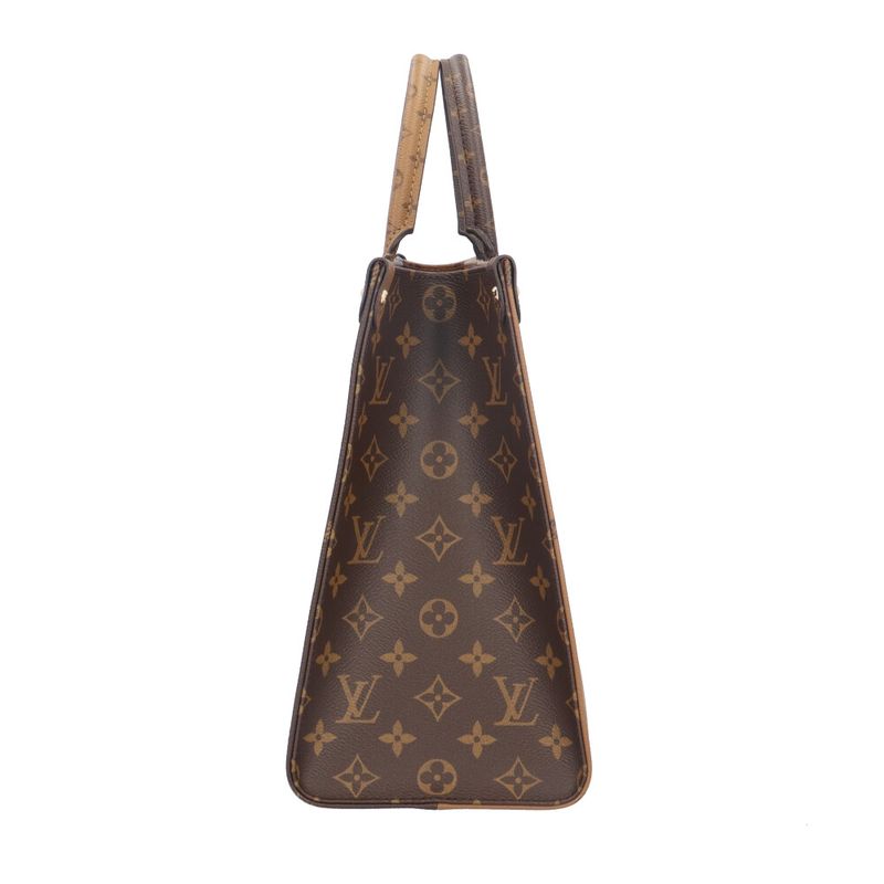 Louis Vuitton On The Go MM Monogram Giant Tote Bag Monogram Canvas M45321 Brown