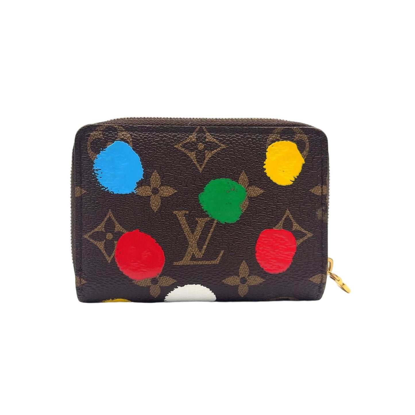 Louis Vuitton New Arrivals Portefeuille Yayoi Kusama Leather Brown Multicolor