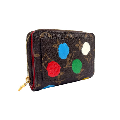 Louis Vuitton New Arrivals Portefeuille Yayoi Kusama Leather Brown Multicolor — view 2