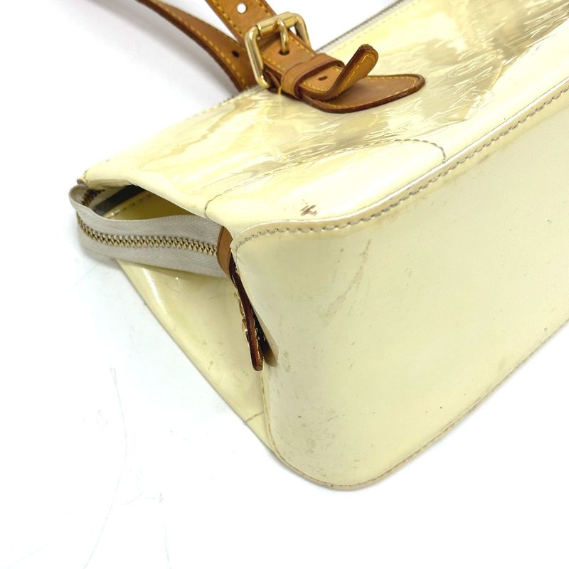 Louis Vuitton Handbag Rosewood Avenue M93508 Monogram Vernis Canvas Pe Lou White