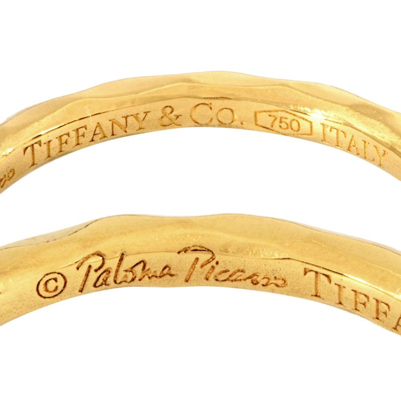 Tiffany & Co Tiffany & Co Hammered Ring Approx Size 7 18K Yellow Gold 21g Gold