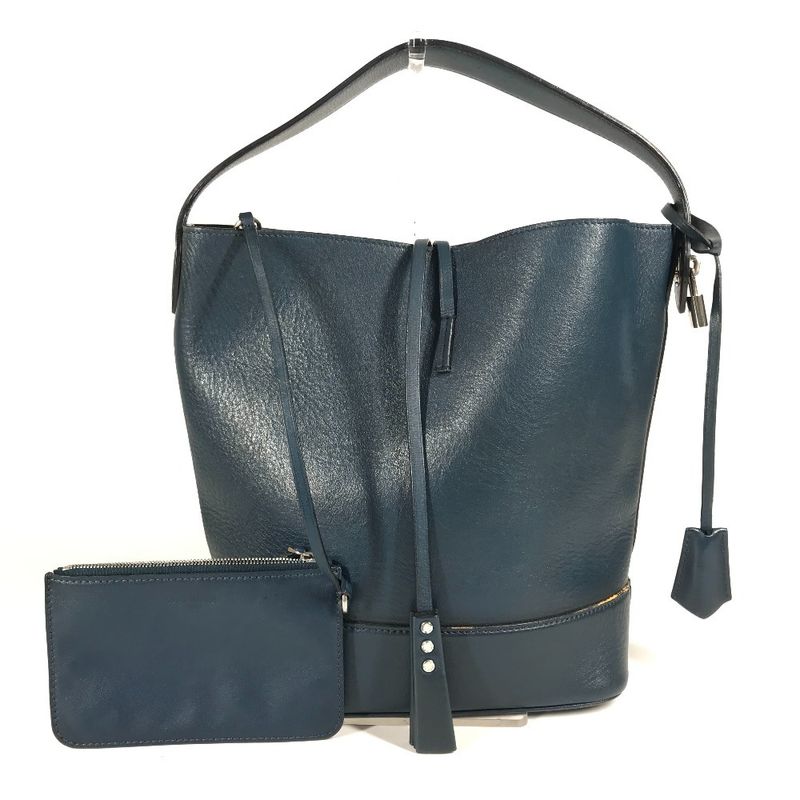 Louis Vuitton Shoulder Bag Nn14gm Cuir Nuance M94588 Leather Blue