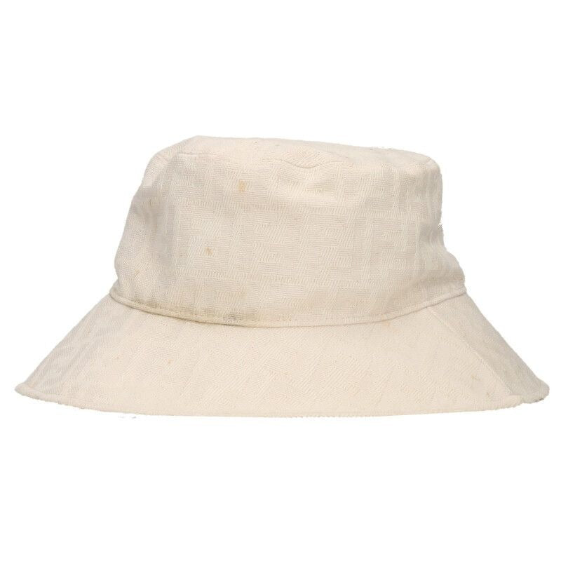 Fendi Fxq 789 Zucca Allover Canvas Bucket Hat