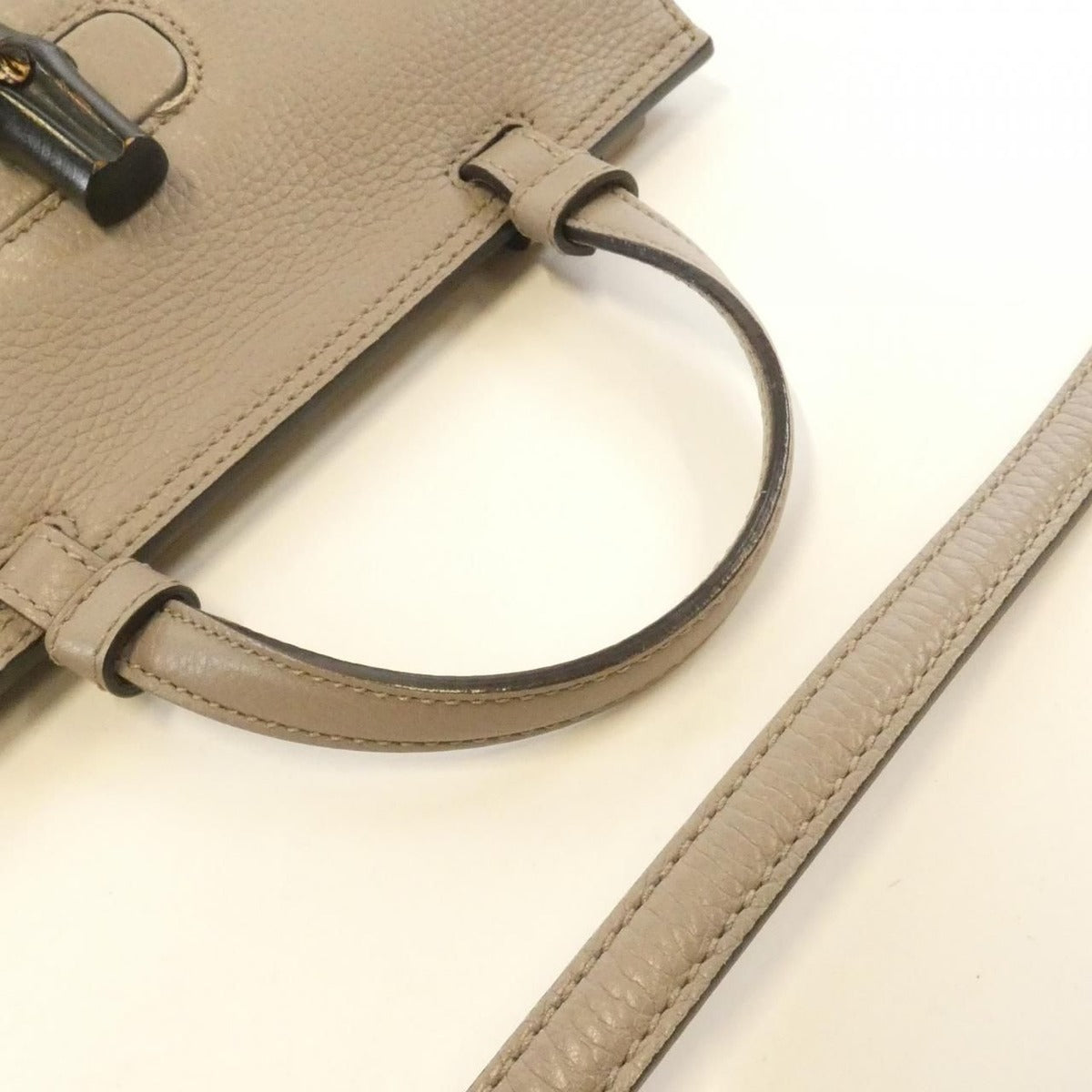 Gucci Bag Leather Silver Light Gray — view 5