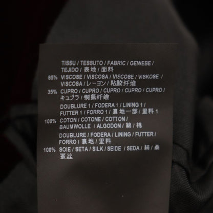  Saint Laurent Paris 464740 Velour 100% Silk Lining Single Jacket Tailored