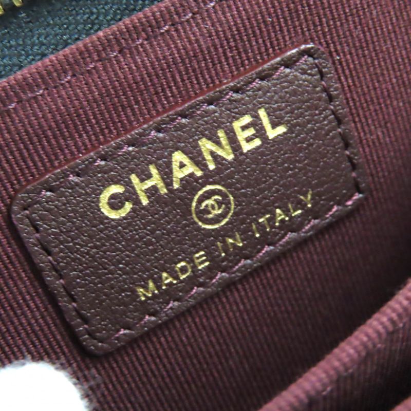 CHANEL Ap0216 Classic Zip Coin Purse Matelasse Coco Mark Hardware Leather Coin