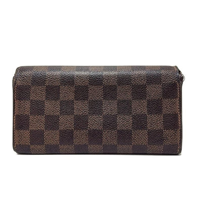 Louis Vuitton Damier Portefeuille Sarah NM2 N61734 Ebène Long Wallet