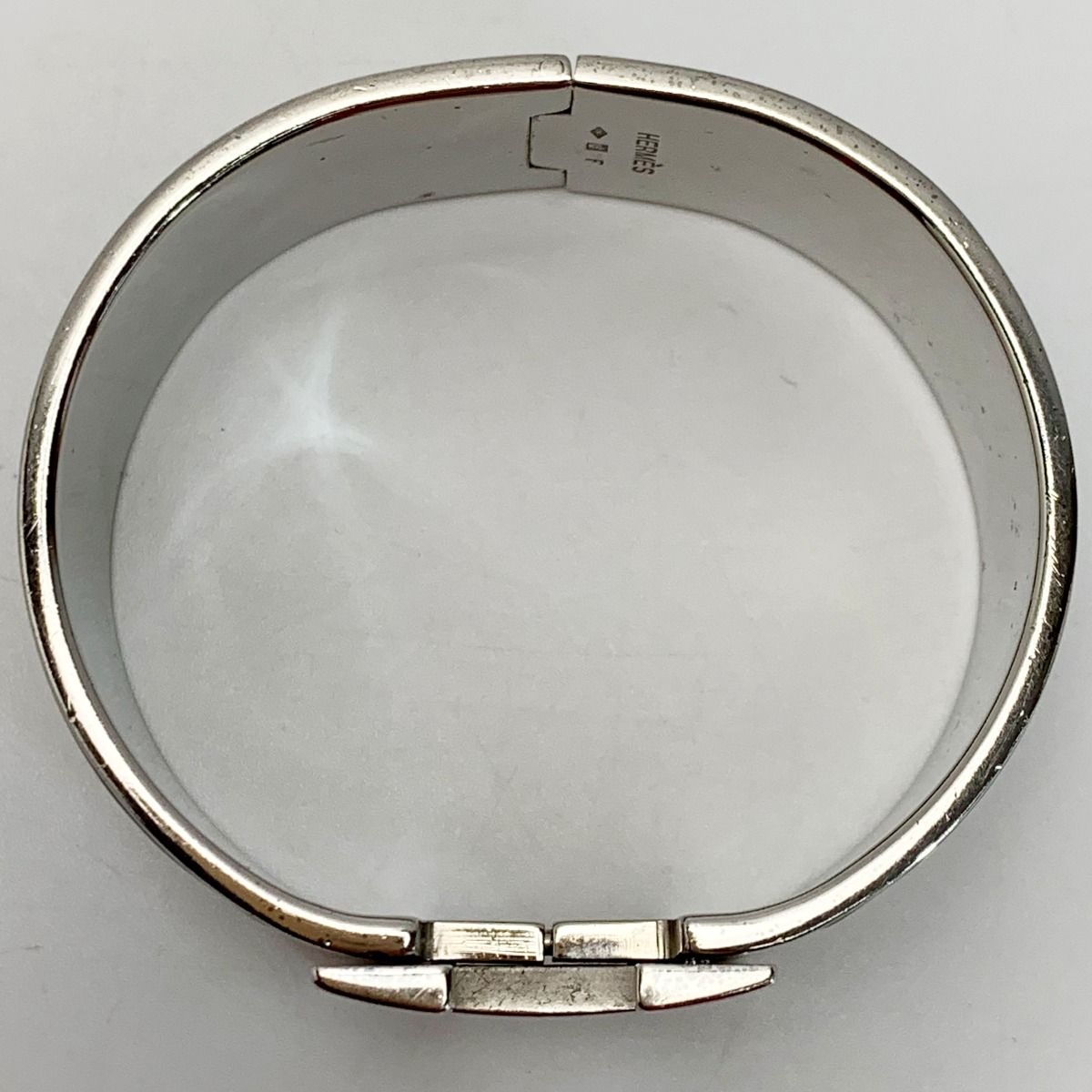 Hermes Metal Black Hbangle