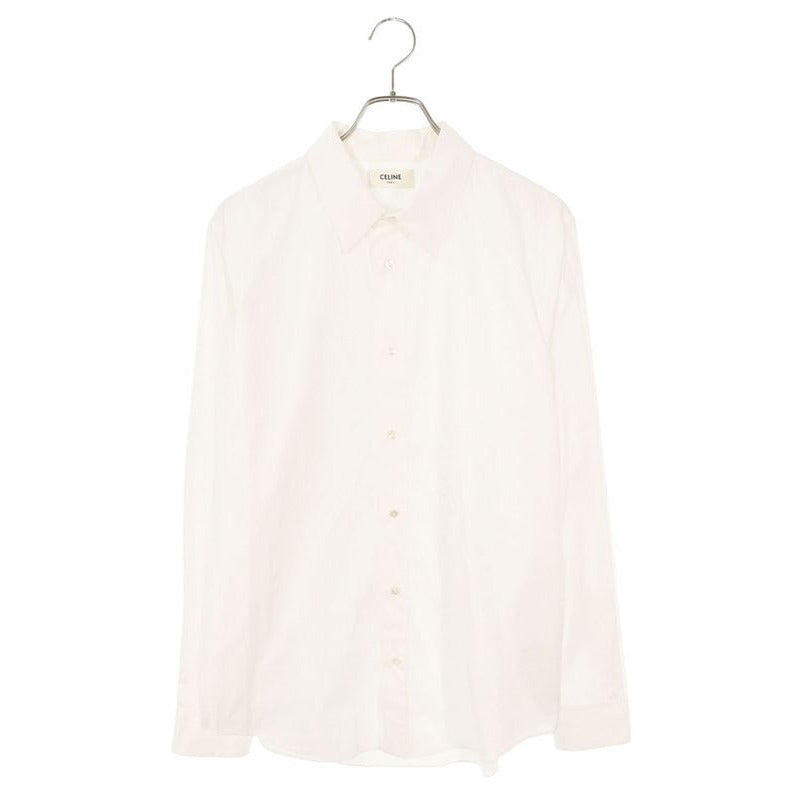 Celine 2 F Cotton Poplin Long Sleeve Shirt 40