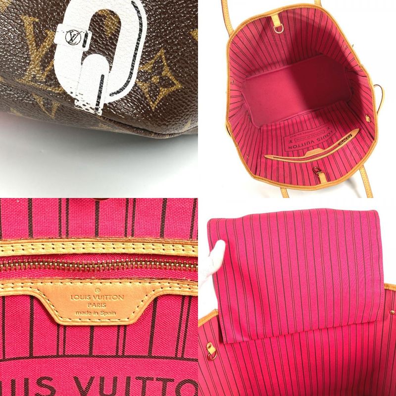 Louis Vuitton Shoulder Bag Neverfull MM Neverfull MM M41991 Monogram Canvas Pink