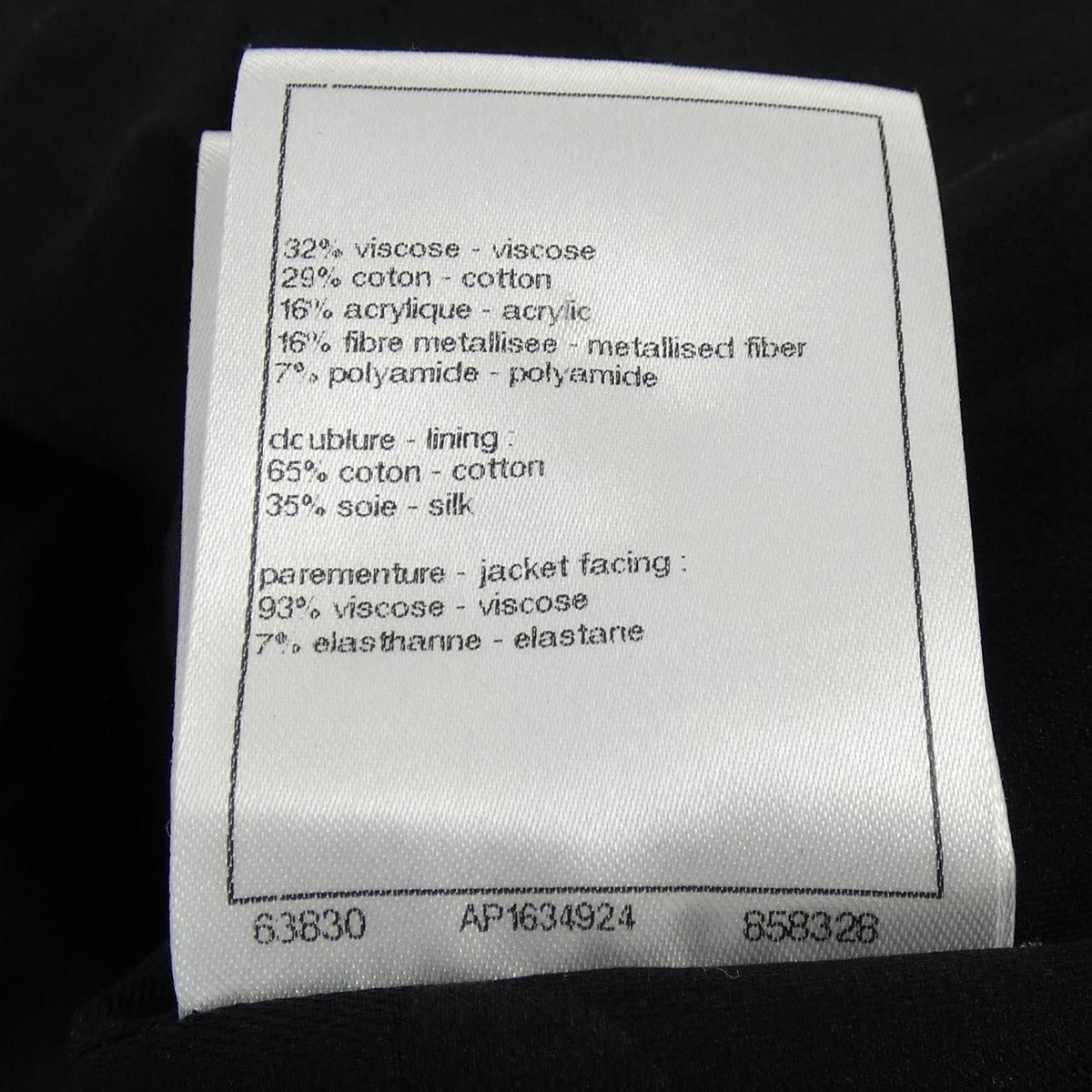 Chanel Jacket Black 38 — view 3