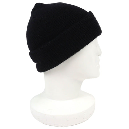 Chrome Hearts Wool CH Plus Embroidery Beanie Knit Cap Black Hat — view 3