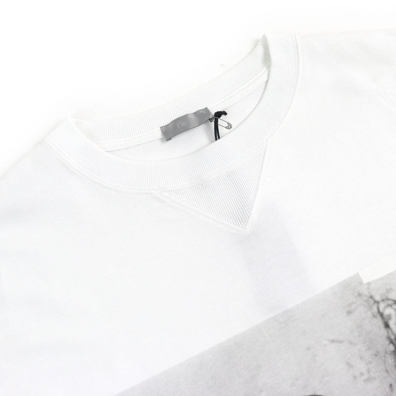 DIOR Homme DIOR Homme 293j673a0554 100% Cotton Oversized Short Sleeve T-shirt