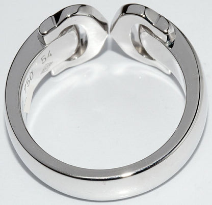 Cartier Ring 18K White Gold Diamond 30p(015ct) 2C Bouclece Ring B40710