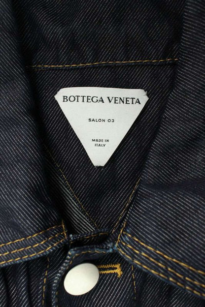 Bottega Veneta 705597 V1va0 Oversized Wrinkled Denim Jacket Men's 48