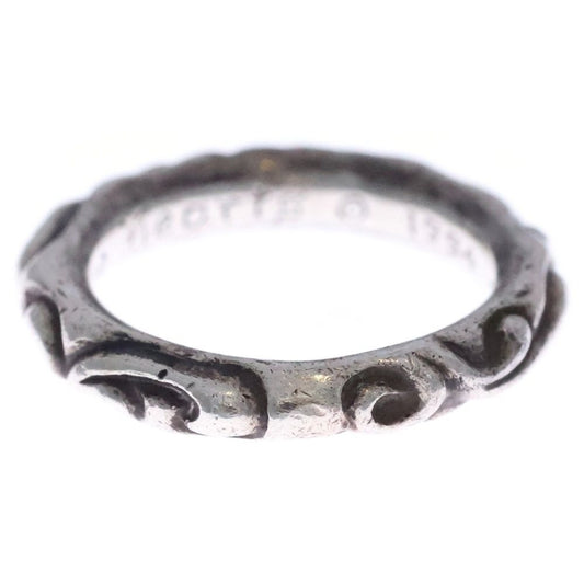 Chrome Hearts Scrl Band Scroll Silver Ring