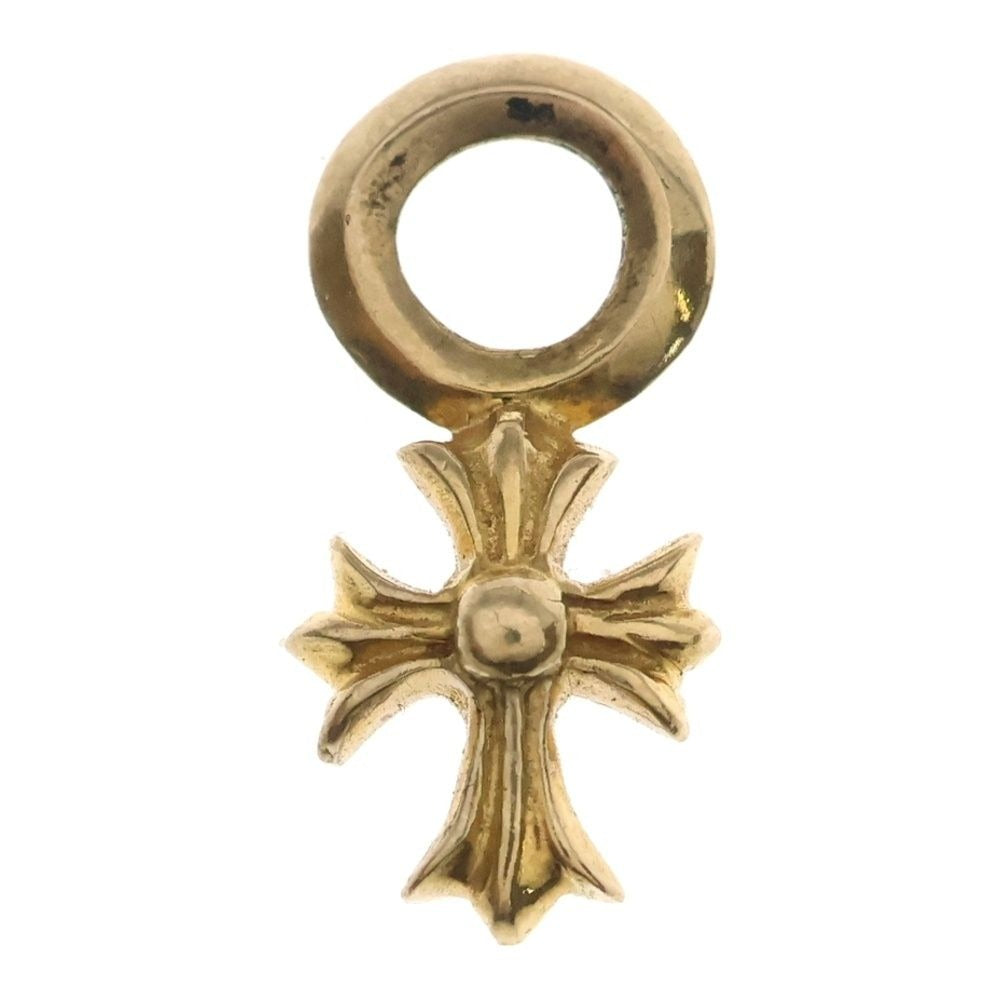 Chrome Hearts 22k Stack CH Cross Charm Gold Keychain
