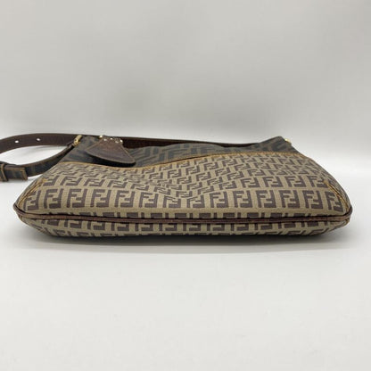 Fendi 2241-8bt118 Shoulder Bag Zucca Zucchino PVC Beige Brown Ladies Men