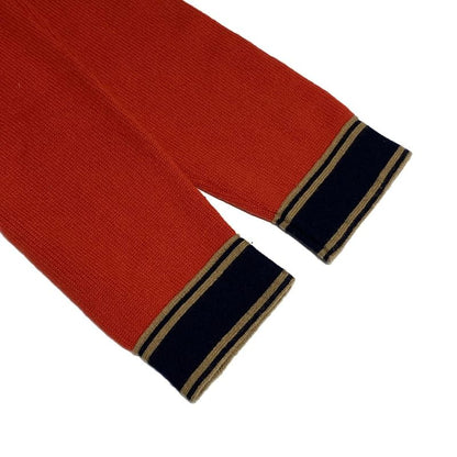 Chanel Cardigan Size 36 S Women - P62918 Red X Dark Navy X Brown Long Length /