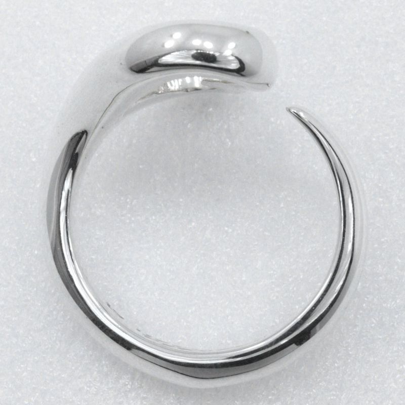 Tiffany & Co Open Heart Elsa Peretti Silver 925 Size 8.5 Ladies 4.5g Ring
