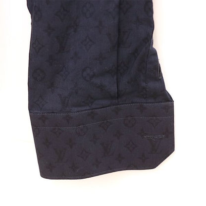 Louis Vuitton Virgil Abloh Monogram Long Sleeve Shirt Rm211e Zvu Hls41w Cotton