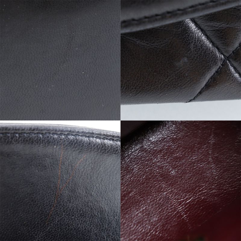 Chanel Diana Flap 22 Chain Shoulder Matelasse A01164 Lambskin Black Ladies