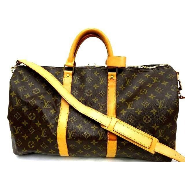 Louis Vuitton Mb1001 Keepall 50 Bandouliere 2-Way Boston Bag Monogram Travel